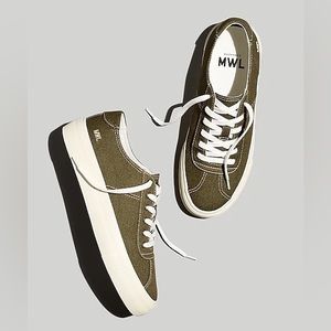 •NIB• Madewell Sidewalk Low-Top Canvas Sneakers